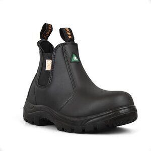 Tiger Safety CSA Women's Steel Toe Leather Work Safety Chelsea Boots